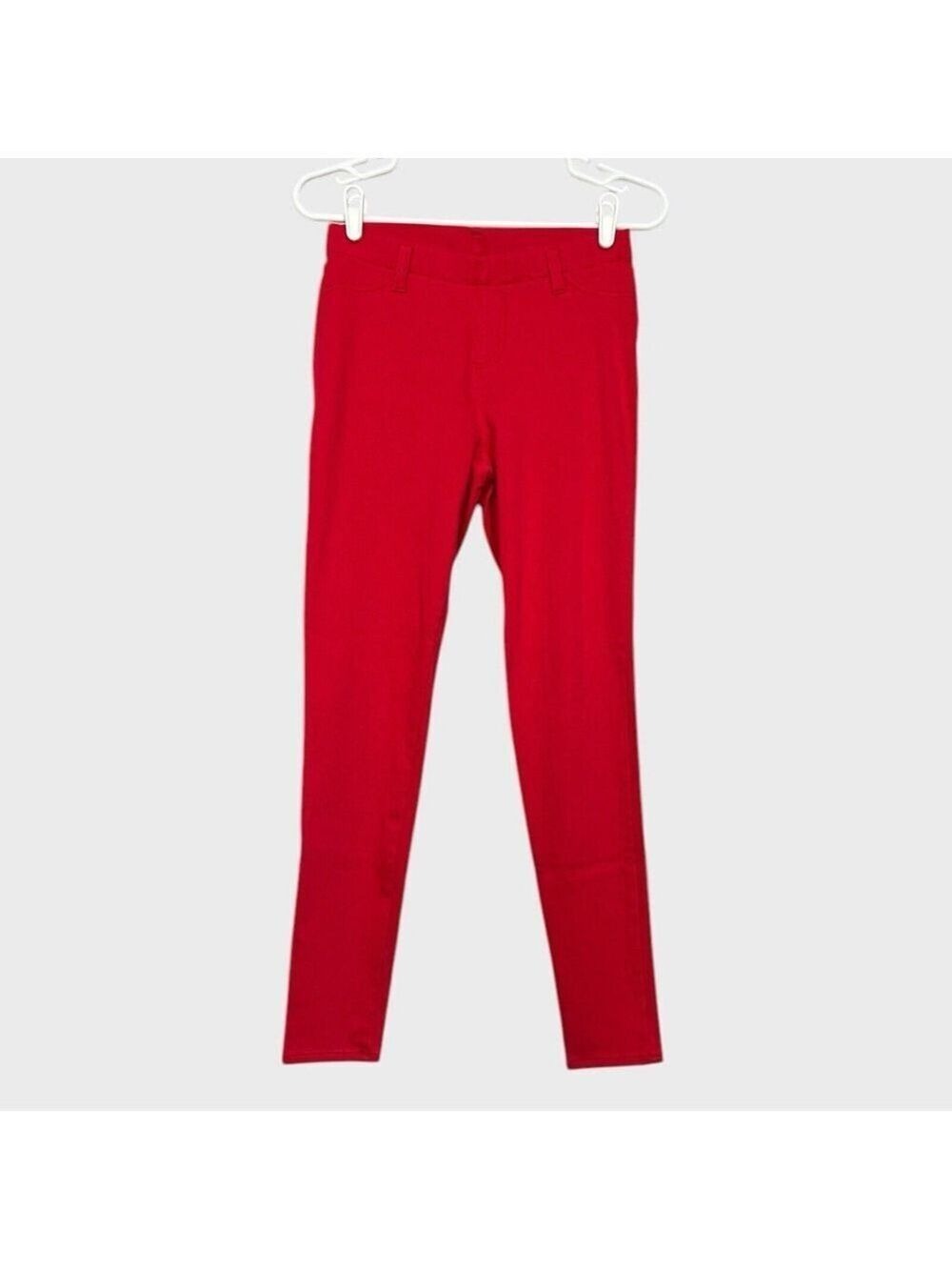 5/$25 ⭐️ Faded Glory Womens Medium 8-10 Skinny Jeggings Red (FLAW) Stretch Pants